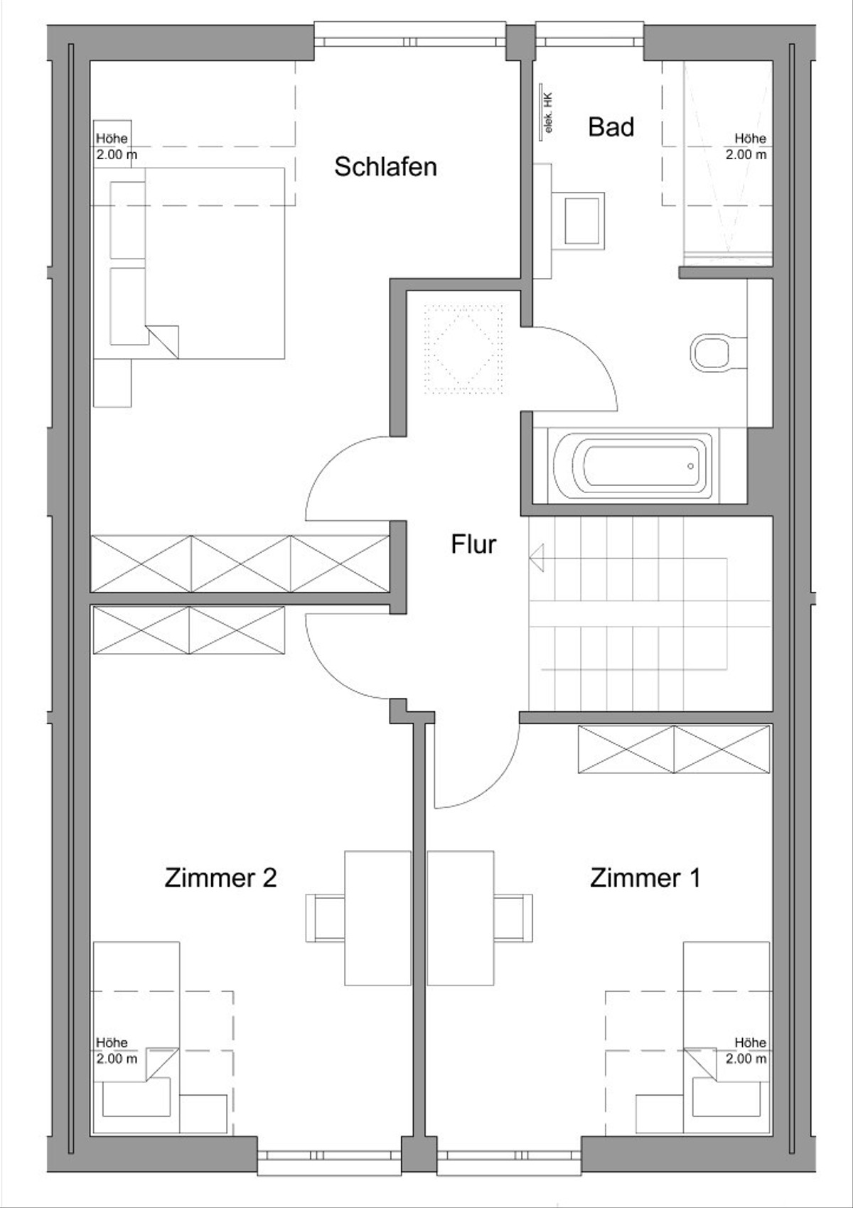 RH2 Grundriss OG 