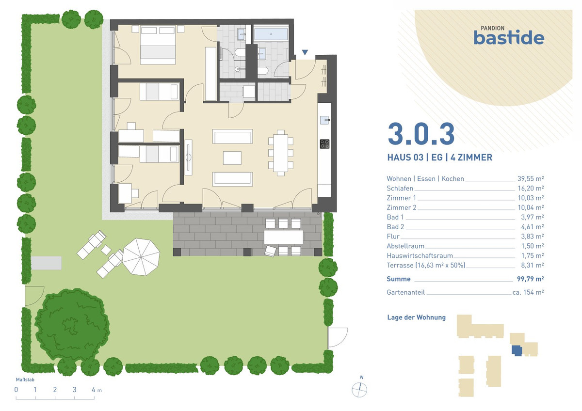PANDION BASTIDE - Grundriss 3.0.3