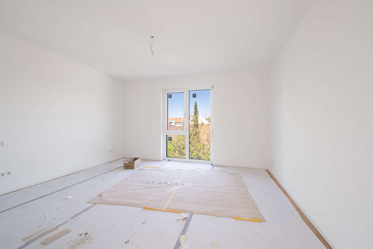 Schlafzimmer Haus D mit Ausblick