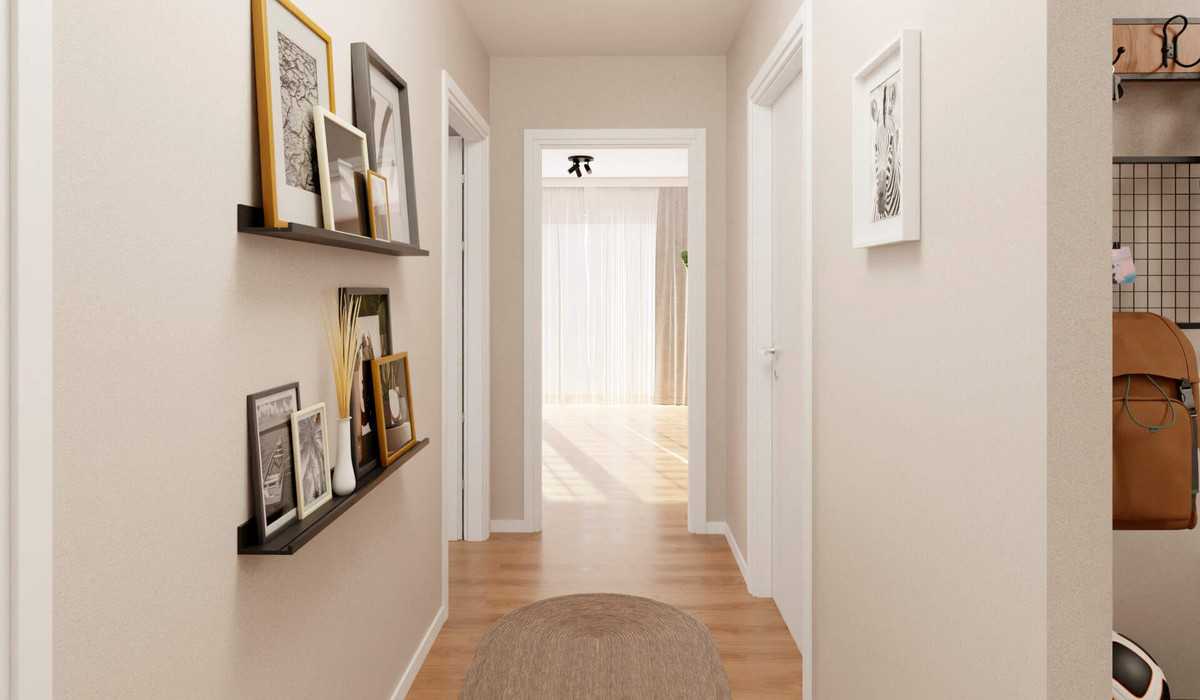 Flur Ihrer neuen Wohnung