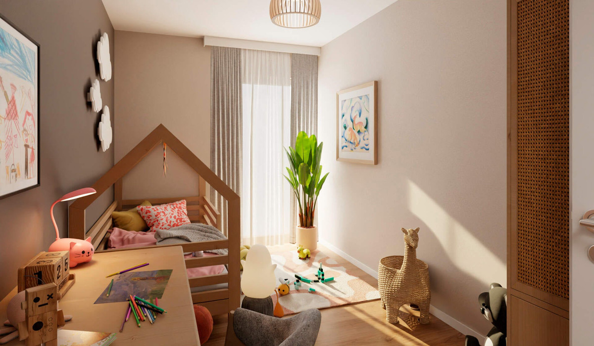 Zweites Kinderzimmer in der Wohnung