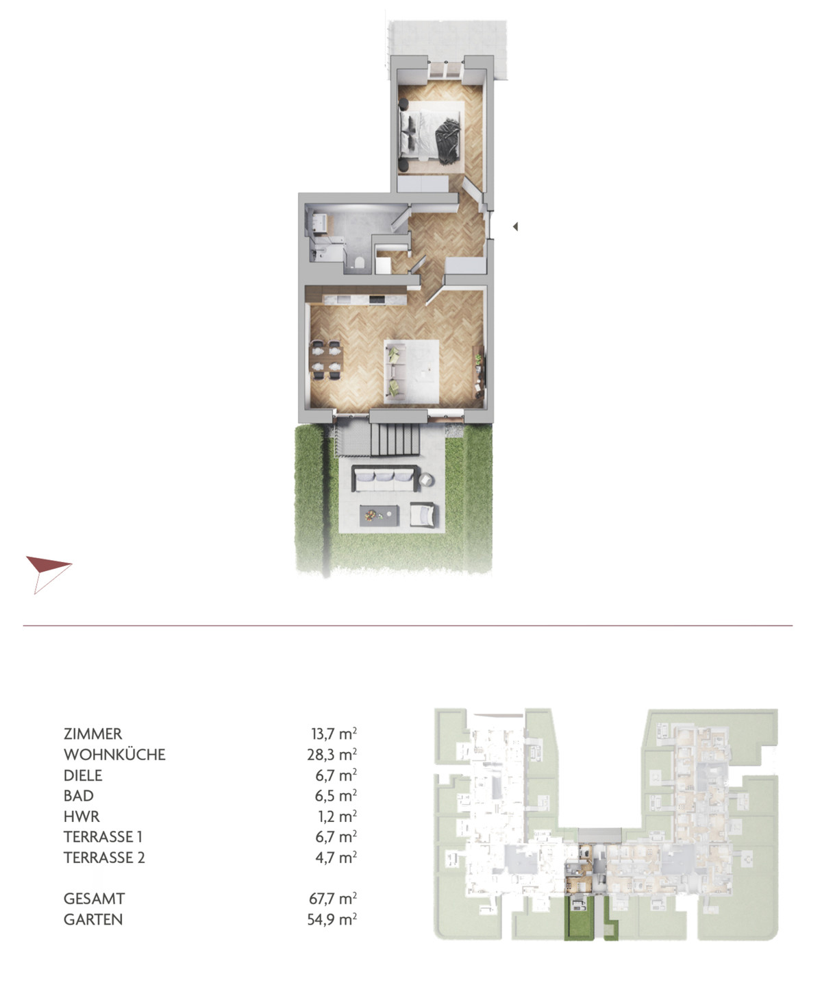 Grundriss WE22 C.0.1