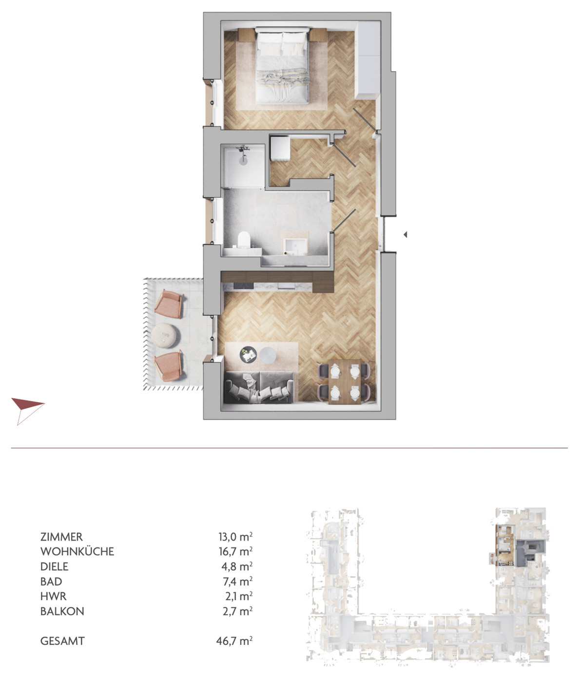 Grundriss WE43 E.1.2