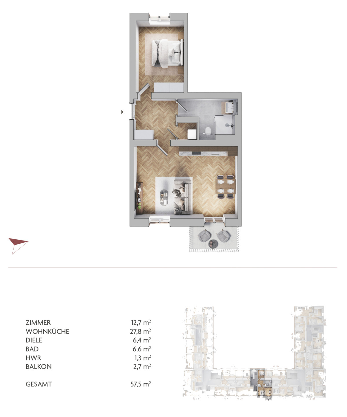 Grundriss WE24 C.1.1