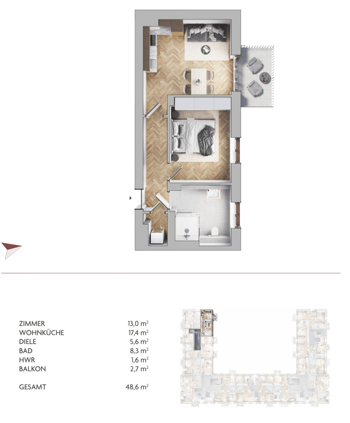 Grundriss WE08 A.1.4