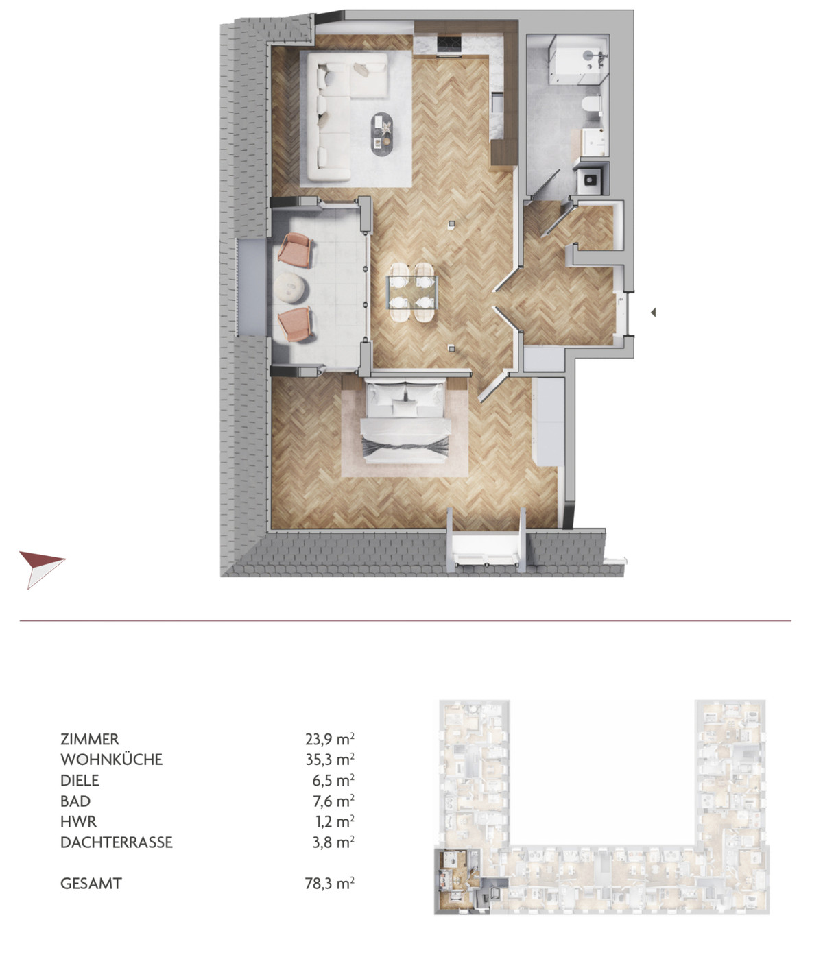 Grundriss WE19 B.2.1
