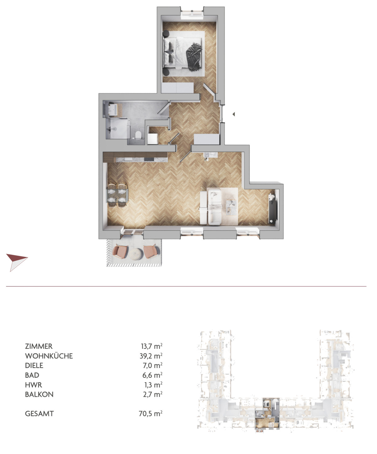 Grundriss WE25 C.1.2