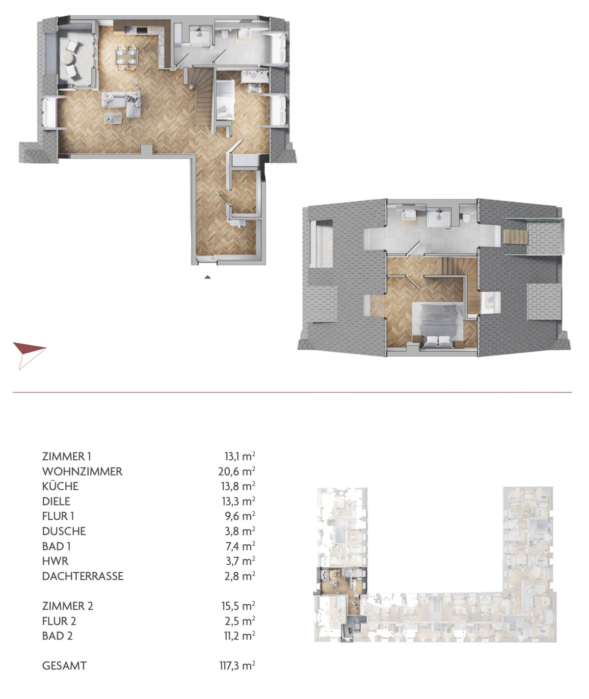Grundriss WE20 B.2.2