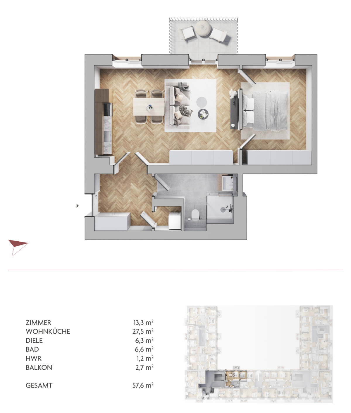 Grundriss WE15 B.1.1