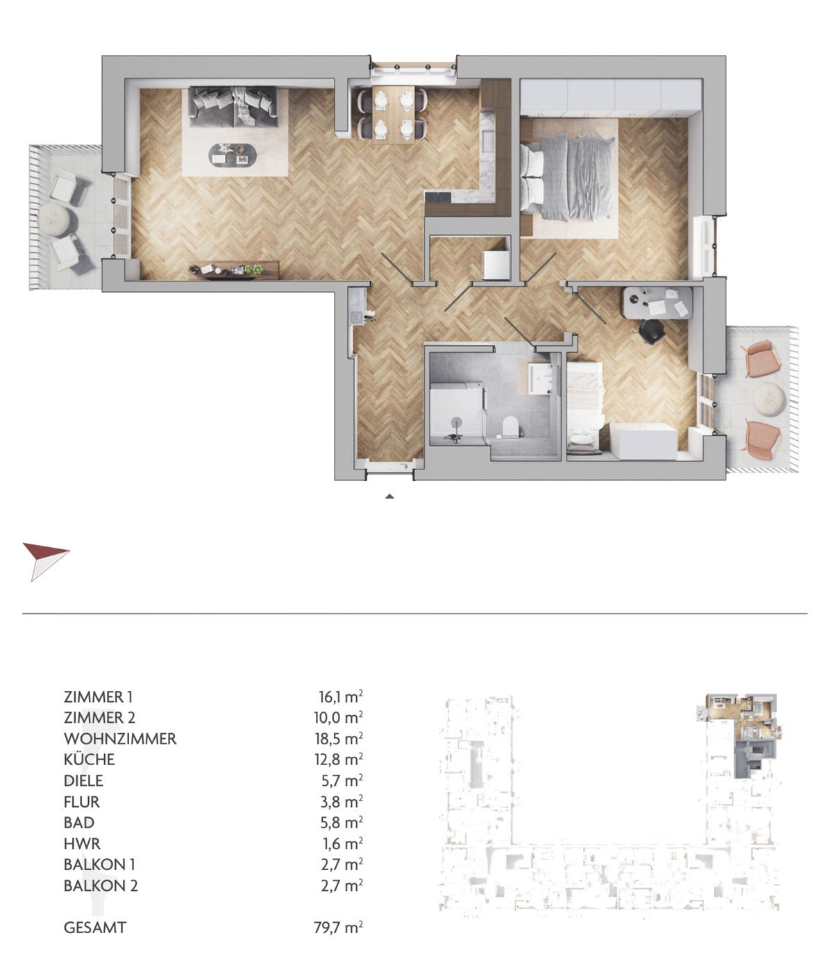 Grundriss WE44 E.1.3