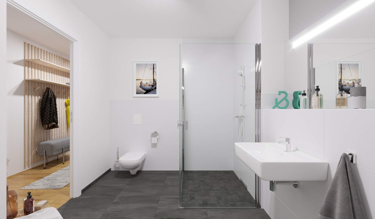 Ein zweites Badezimmer