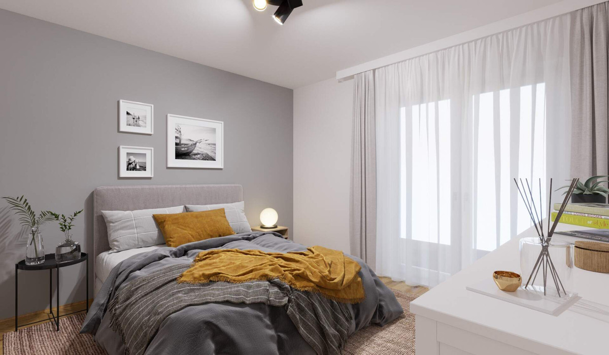 Ein gemütliches Schlafzimmer