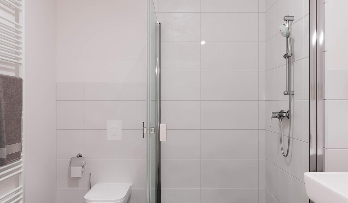 Visualisierung des Badezimmers der Ferienwohnung