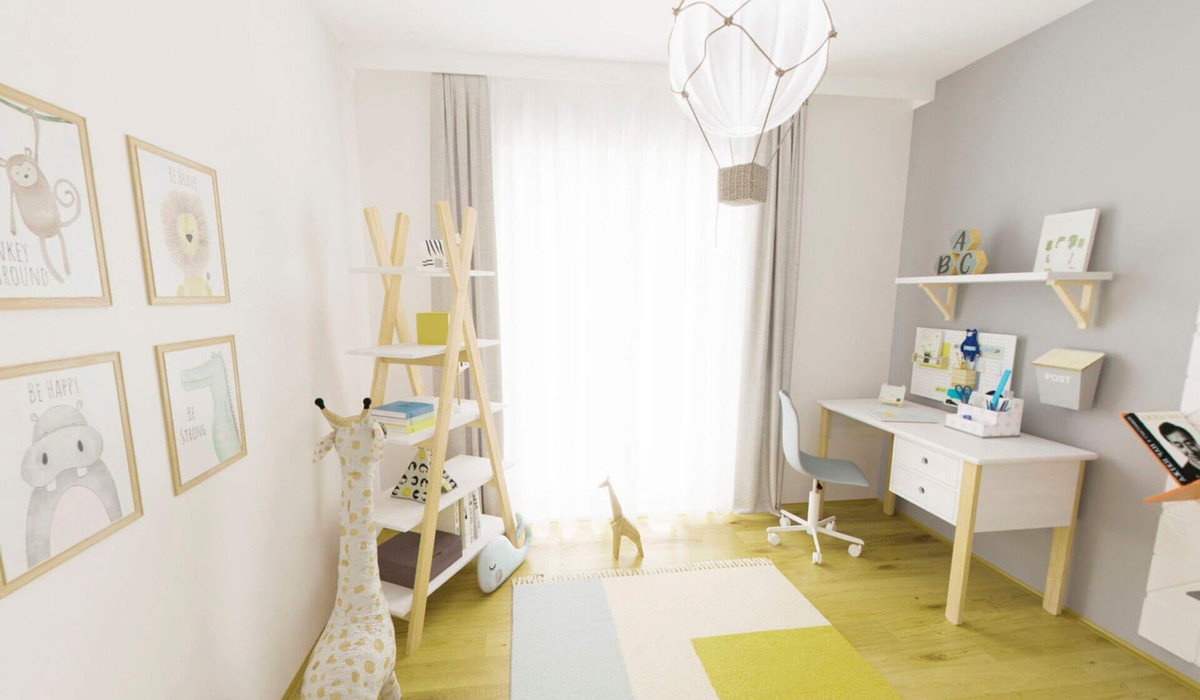 Visualisierung des Kinderzimmers der Ferienwohnung