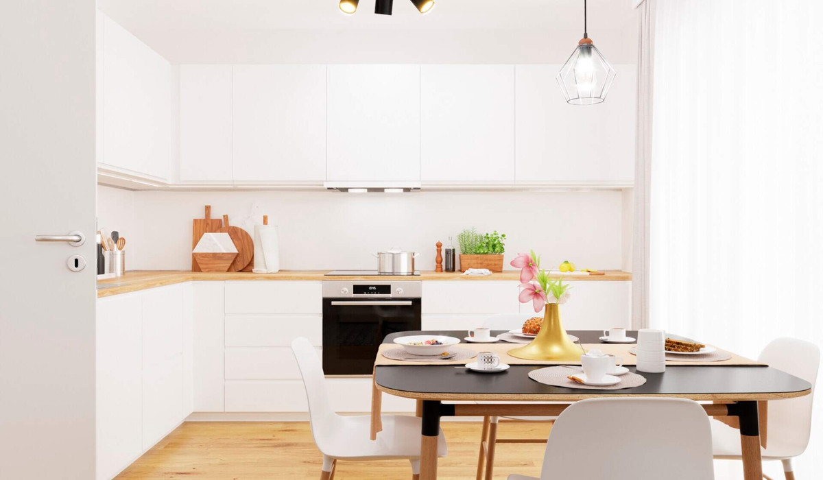 Visualisierung der Küche der Ferienwohnung