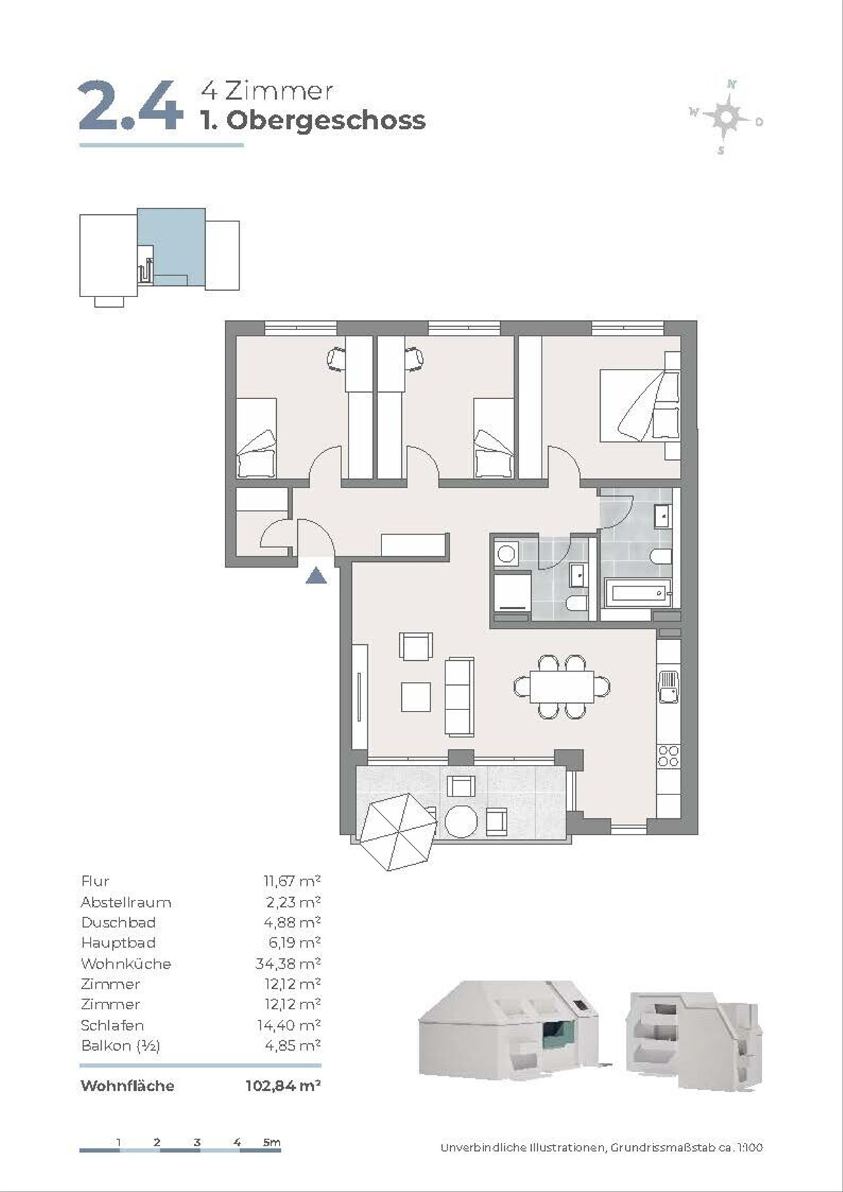 WE 2.4-Grundriss
