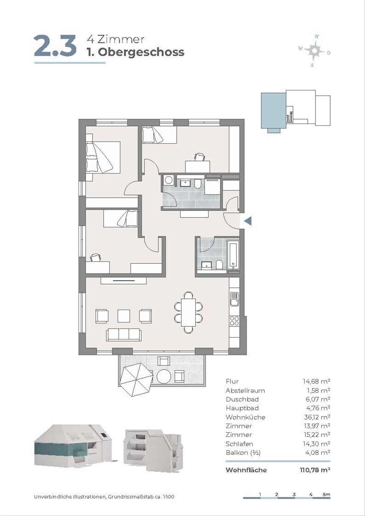 WE 2.3-Grundriss