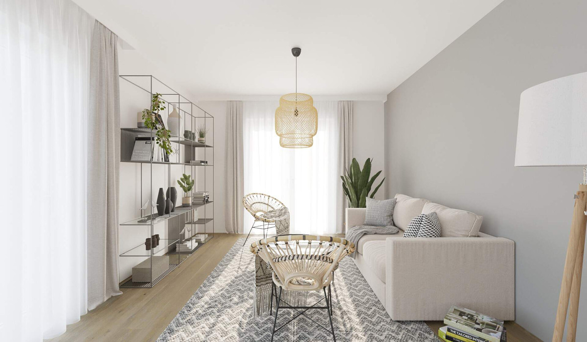 Ein geräumiges Wohnzimmer