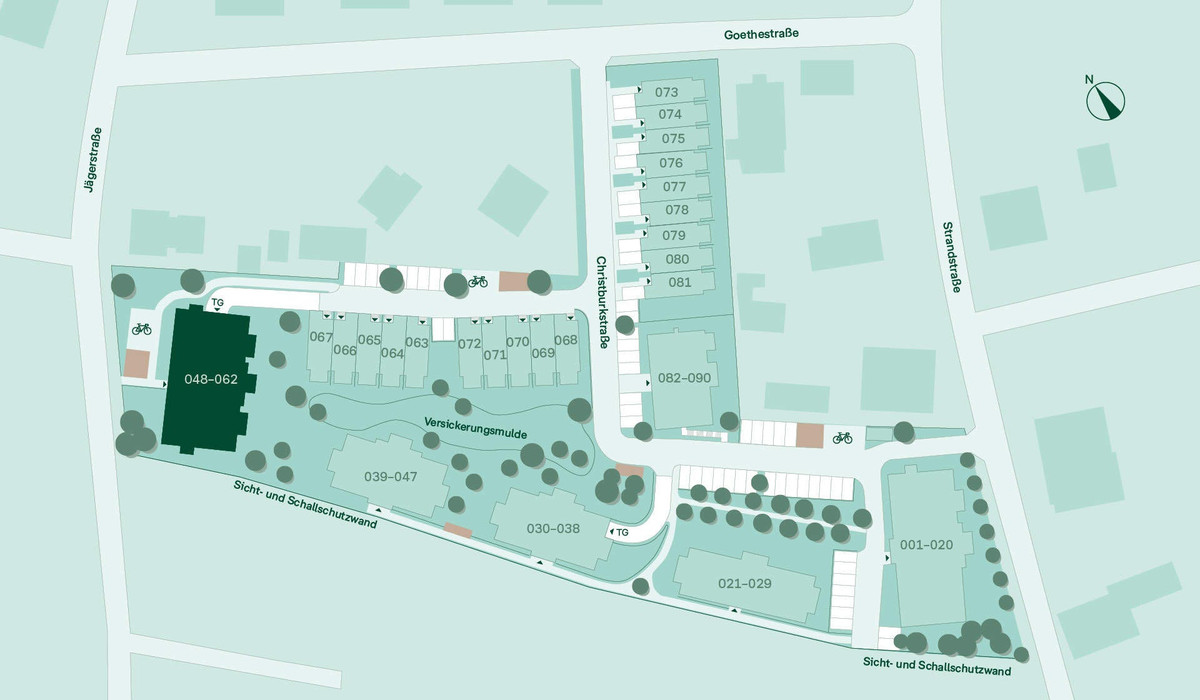 Lageplan Bernsteinquartier Ferienwohnung