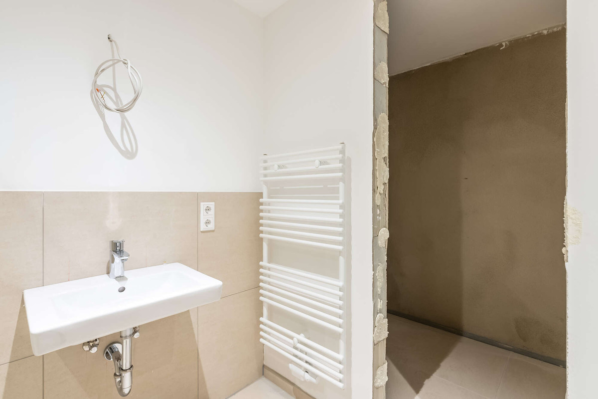 Badezimmer mit Sauna  