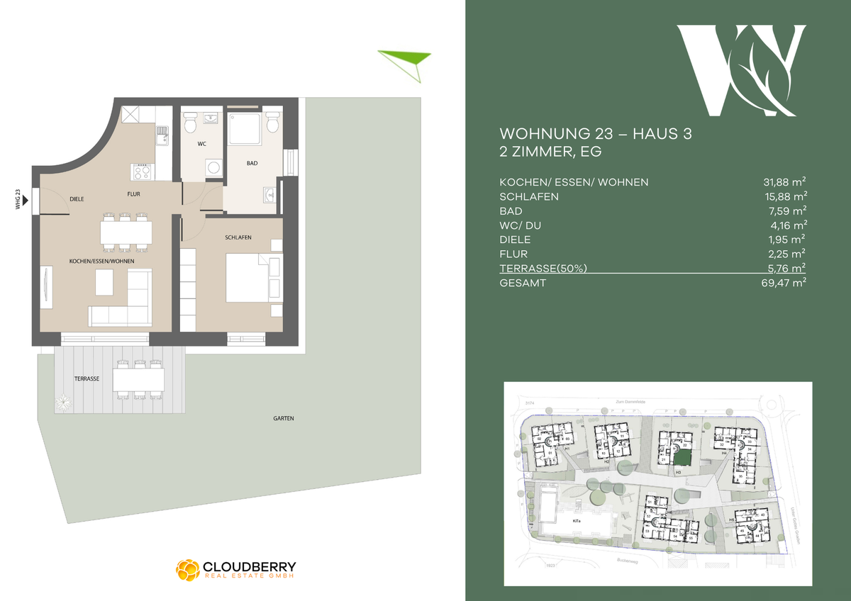 WIDOliving - Grundriss WE 23