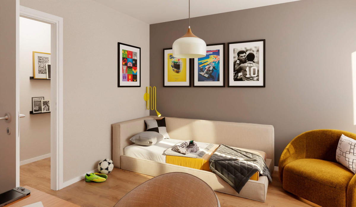 Großzügiges Schlafzimmer