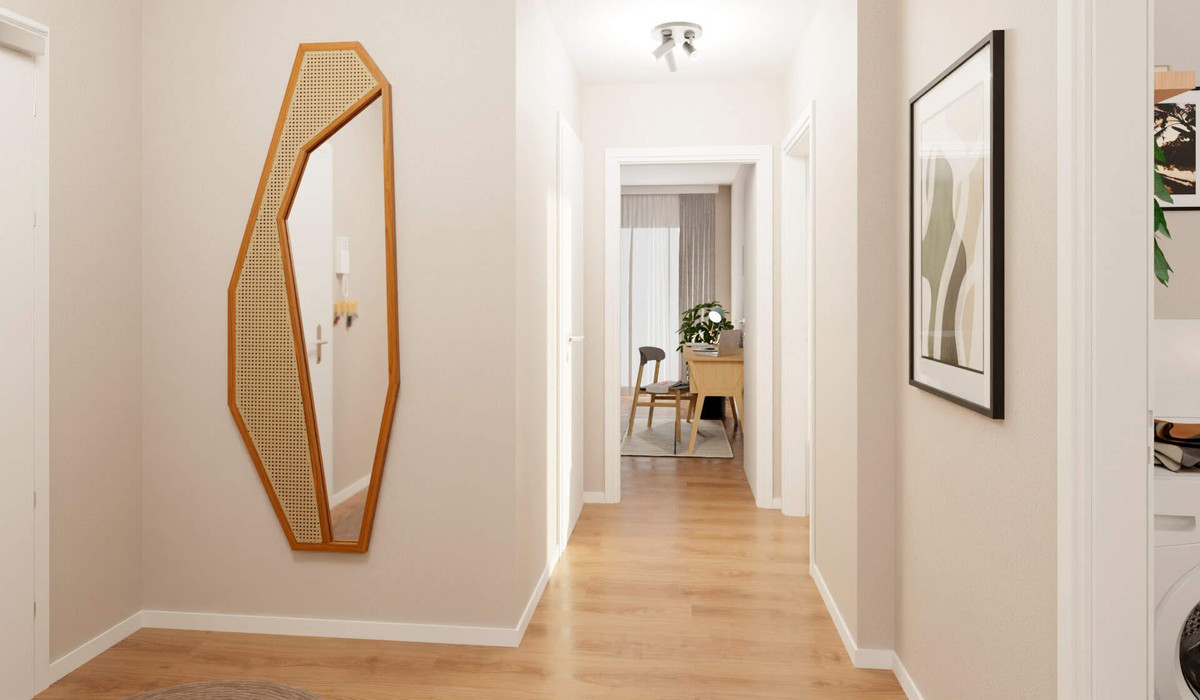 Eingangsbereich mit Platz für eine Garderobe