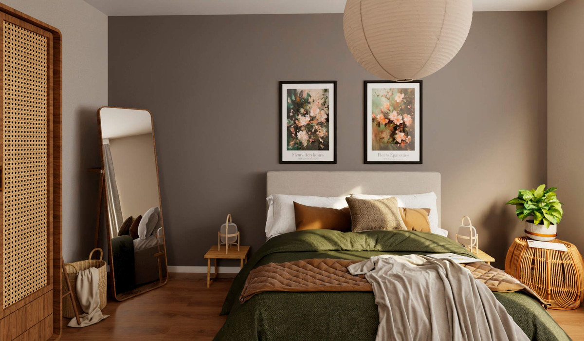 Helles Schlafzimmer