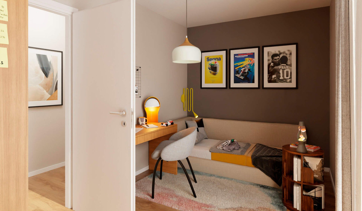 Zweites Schlafzimmer