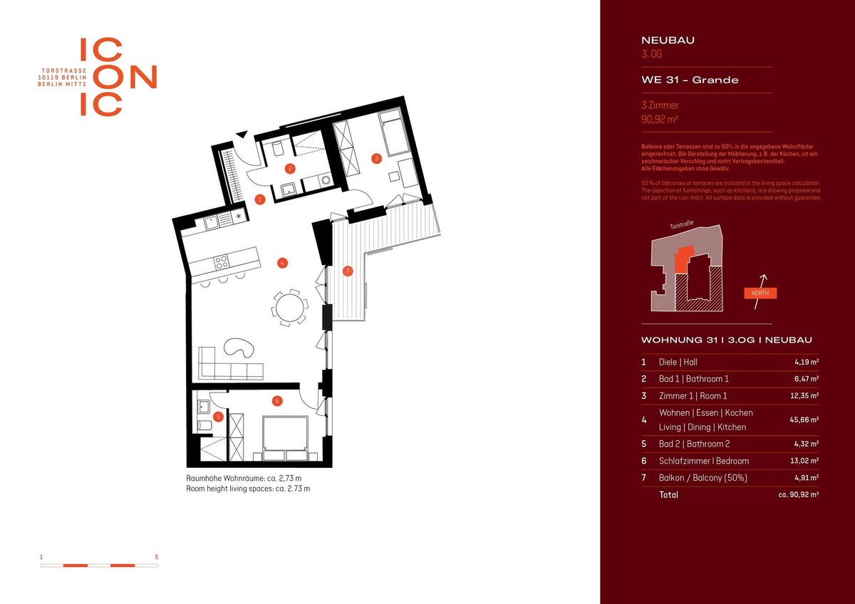 Grundriss WE 31