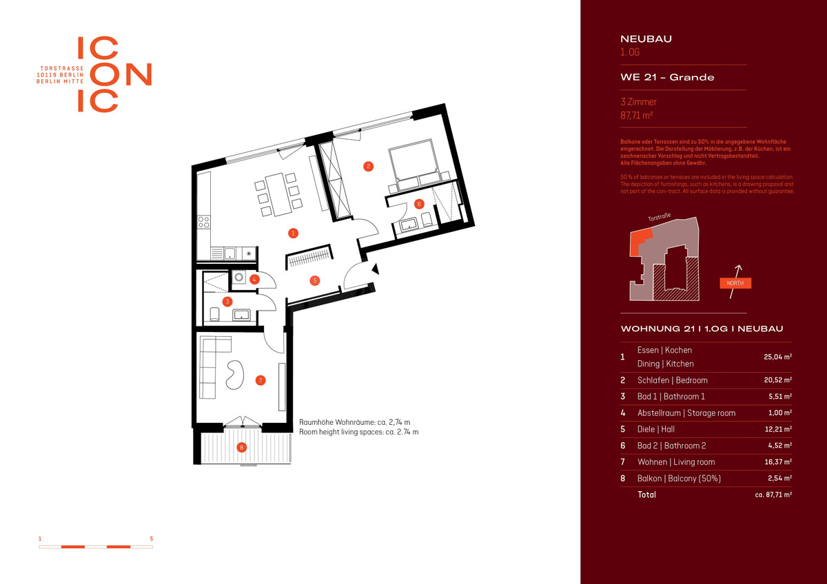 Grundriss WE 21