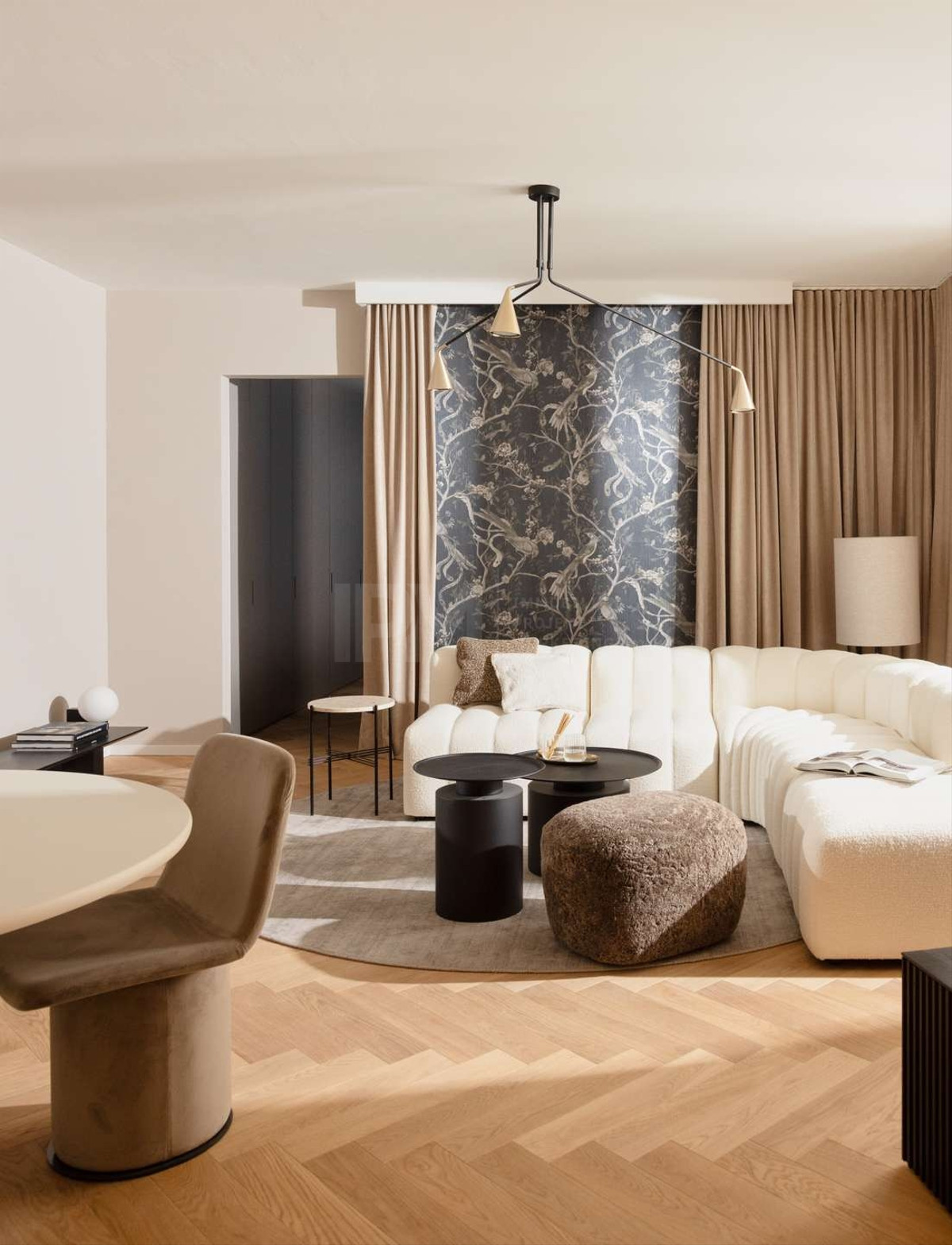 Wohnzimmer staged