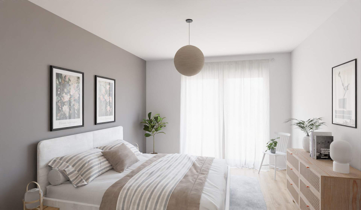 Ein Schlafzimmer, das zu harmonischer Zweisamkeit verhilft