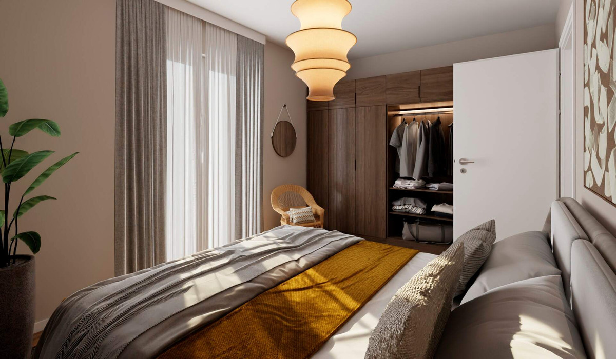Ein komfortables Schlafzimmer