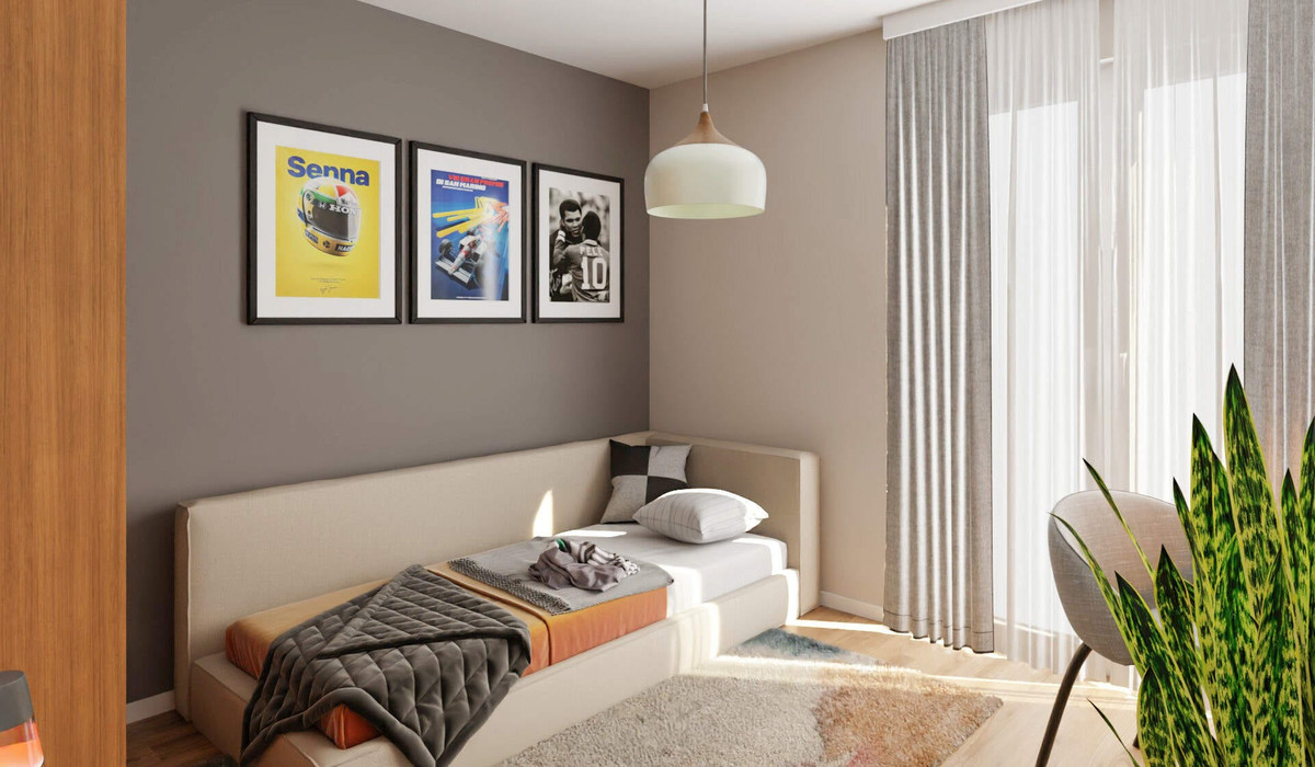 Dieses Zimmer bietet viel Raum für Ihre Gestaltung
