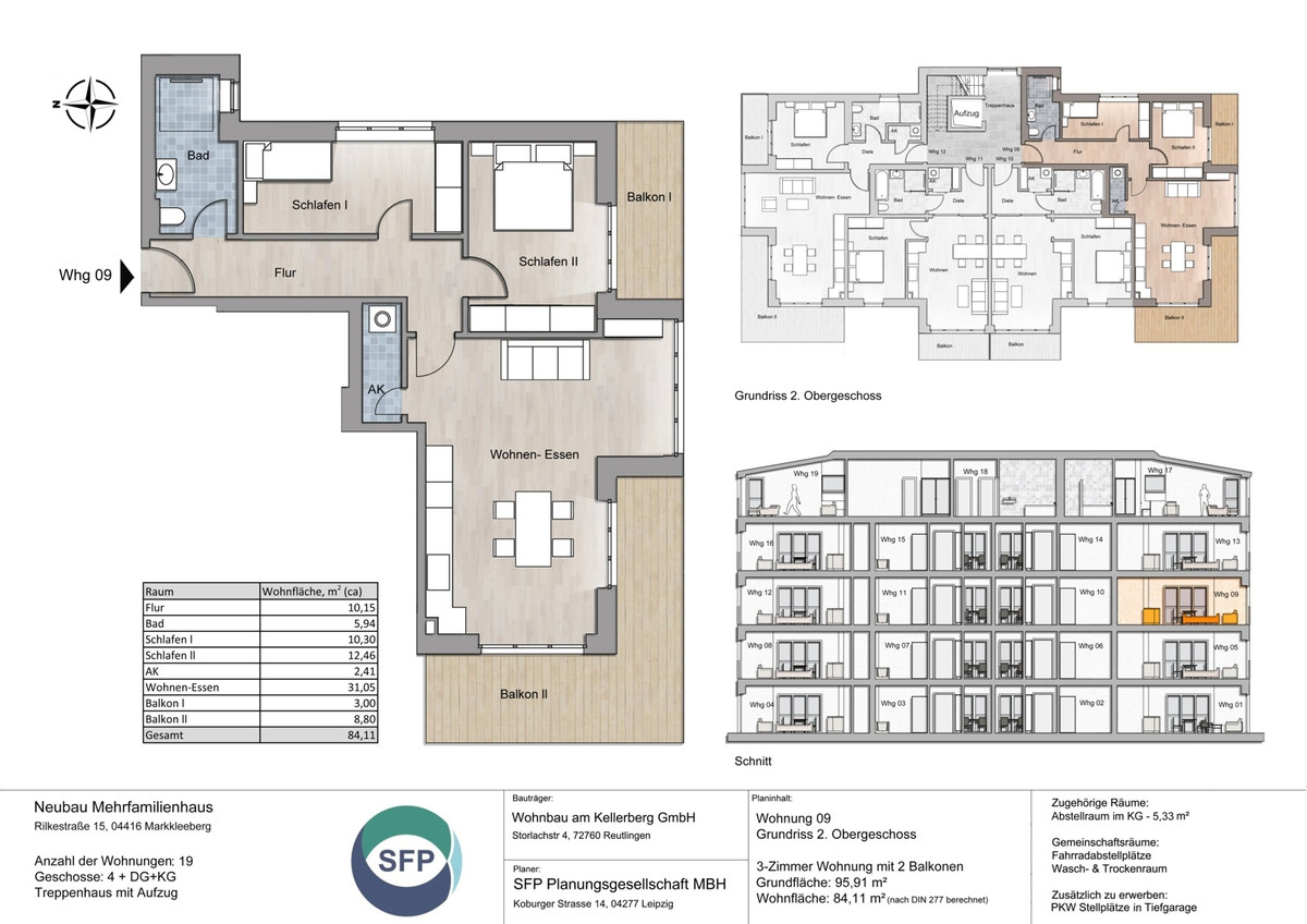 Grundriss Whg 09