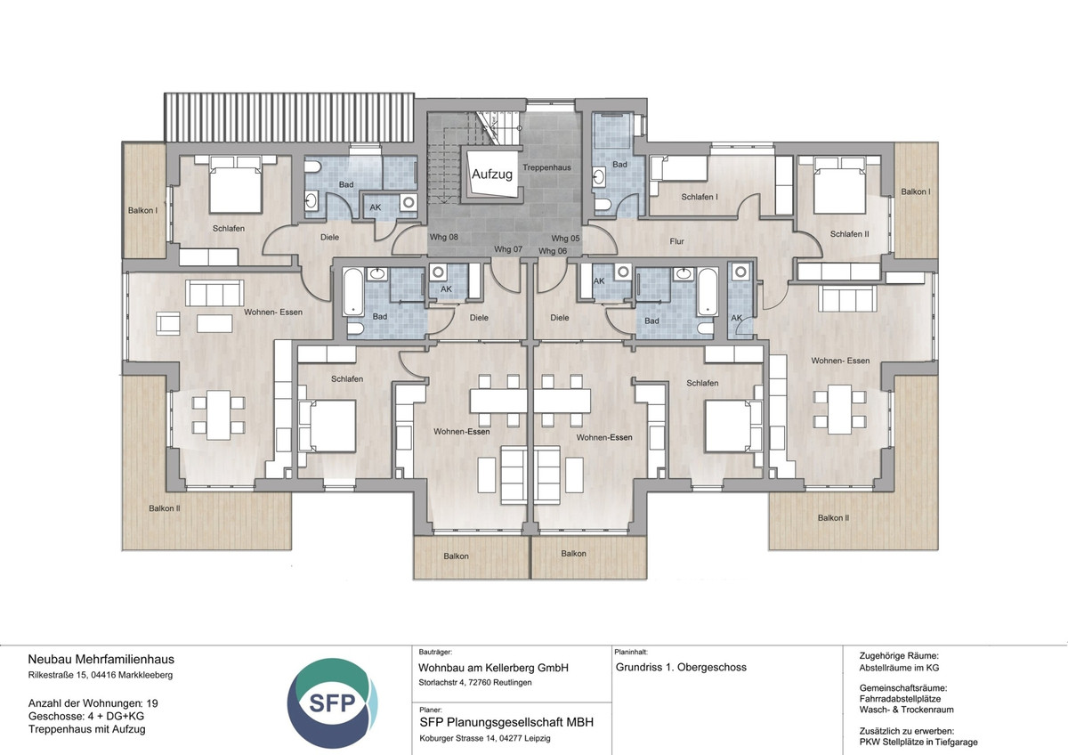 Grundriss OG 1