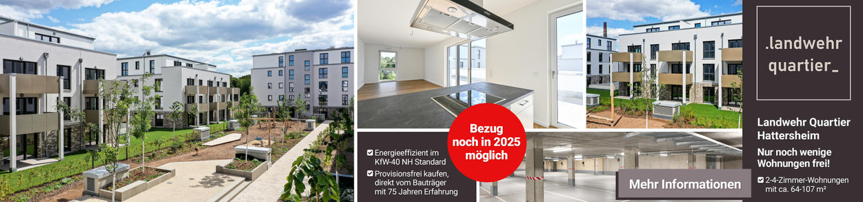 Landwehr Quartier - Baufeld 3+4 - 107 new build condominiums