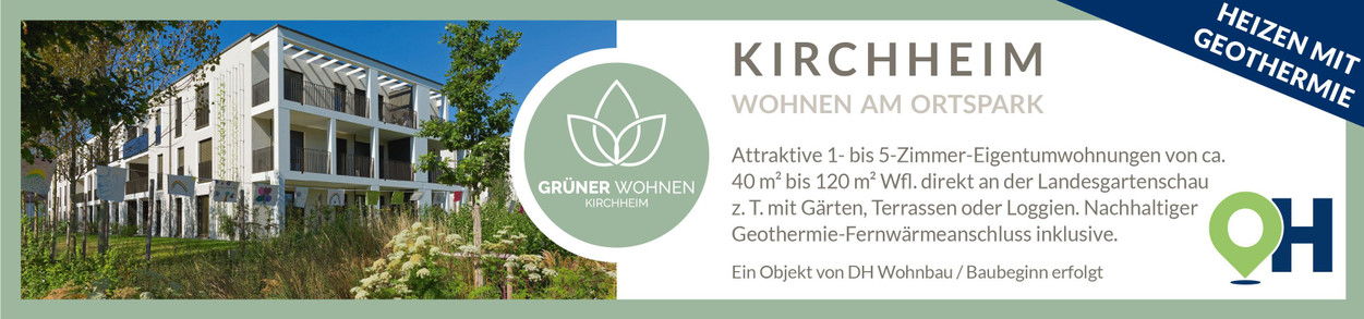 Grüner Wohnen Kirchheim - 2. BA - Neubau von 67 Eigentumswohnungen