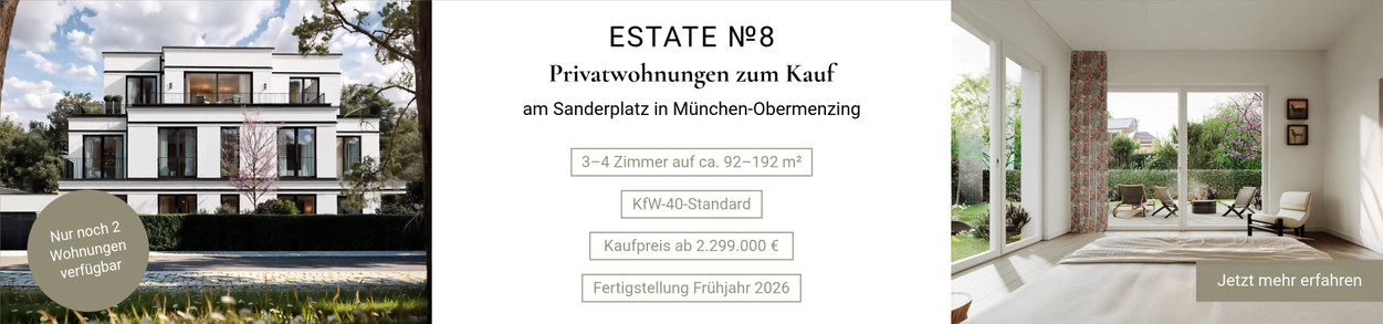 ESTATE No.8 - 5 new build condominiums - München