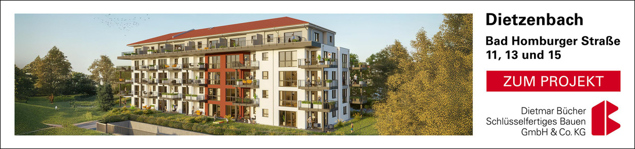 Dietzenbach, Bad Homburger Straße 11, 13 und 15 - 33 new build condominiums