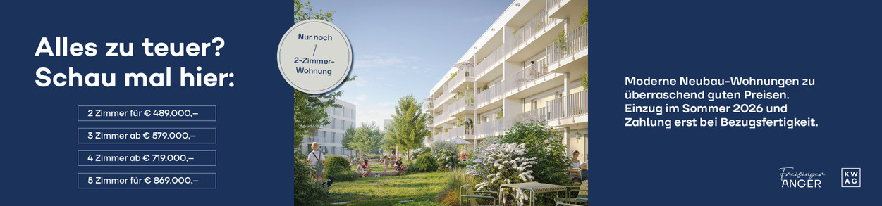 Freisinger Anger - Neubau von 118 Eigentumswohnungen - München