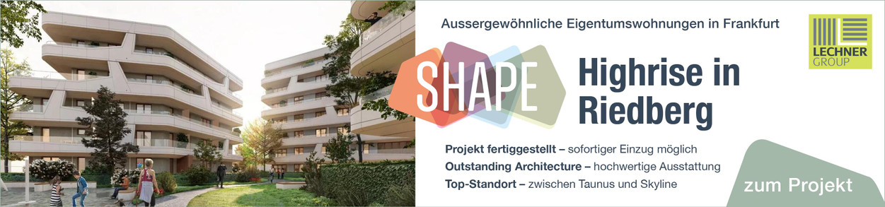 Shape - Neubau von Eigentumswohnungen