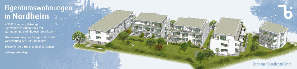 Auerberg - Neubau von 38 Eigentumswohnungen - Steinheim an der Murr