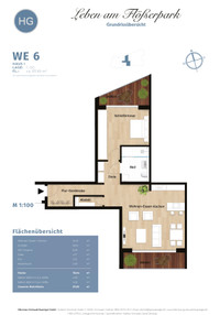 Leben am Flößerpark - Waterloostraße - Wohnung
