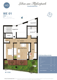 Leben am Flößerpark - Waterloostraße - Wohnung