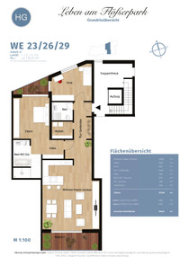 Leben am Flößerpark - Waterloostraße - Wohnung