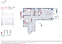 nuville Bockenheim - Wohnung