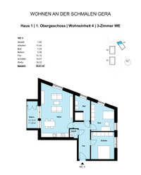 Wohnen an der schmalen Gera - Wohnung