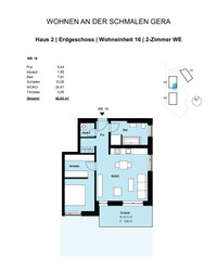 Wohnen an der schmalen Gera - Wohnung